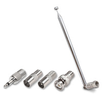 Antenne FM universelle télescopique à connecteur BNC mâle, modèle XHY048, fourniture directe des fabricants pour l'exportation, Chine