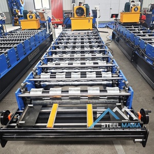 Cameroun populaire bonne qualité 800 <span class=keywords><strong>Brike</strong></span> tuile toit feuille rouleau formant la machine - Product Image 5