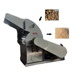 600-1500KG/H Multifunction Wood Crusher Chipper Log Grinding Machine Sawdust Shaving Making Machine For Sale