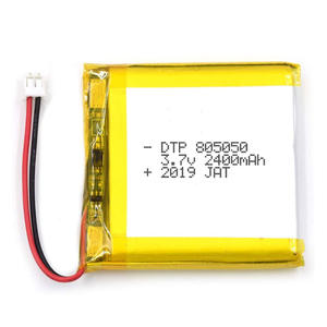 리튬 DTP805050 오토바이 배터리 <span class=keywords><strong>2400mAh</strong></span> 폴리머 3.7v <span class=keywords><strong>lipo</strong></span> 배터리 - Product Image 5