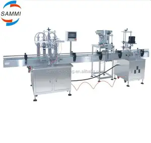 Factory direct sales Automatic production line machine bottle liquid filling capping and labeling machine
