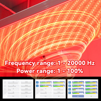 Cama de Terapia de Luz Roja Profesional de Doble Modo, Portátil, con Panel LED Silencioso de 660nm y 850nm para Clínicas de Estética Premium