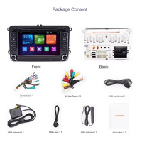 Navigation automobile Android, écran tactile, CarPlay, GPS HD 7/8 pouces, multimédia pour lecteur pour Volkswagen