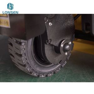 Chariot élévateur à palettes tout-terrain hydraulique entièrement électrique 3T avec roues en nylon/PU, rayon de braquage court, moteur - Product Image 3