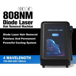 Épilation indolore de machine d'épilation de laser de diode professionnelle portative 808nm avec l'équipement de beauté de dispositif de refroidissement de glace - Product Image 1