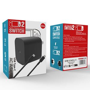 Adattatore AC per <span class=keywords><strong>Nintendo</strong></span> <span class=keywords><strong>Switch</strong></span> 2 Nuova Console Alimentatore <span class=keywords><strong>USB</strong></span> Tipo C Caricatore Rapido Uscita 20V/3A - Product Image 6