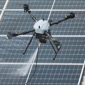 โดรนทำความสะอาดอาคาร JIUSI D15R เครื่องทำความสะอาดผนังอาคาร โดรนทำความสะอาดหน้าต่างแผงโซลาร์เซลล์เชิงพาณิชย์ มีสินค้าในสต็อก - Product Image 1