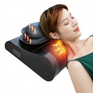 Almohada de Masaje de Lujo Jinzheng con Función Musical para Cervicales, Cuello, Cintura y Piernas, Masajeador de Tracción para el Hogar con Alimentación CA - Product Image 1