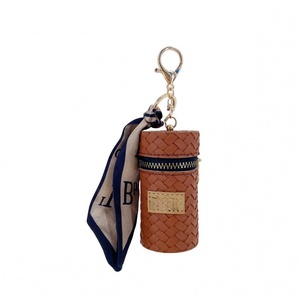 Portamonete in Pelle Ecologica <span class=keywords><strong>di</strong></span> Alta Qualità, Trendy a Forma <span class=keywords><strong>di</strong></span> Secchiello, Piccola Borsa per Rossetto da Donna, Portamonete con <span class=keywords><strong>Portachiavi</strong></span> - Product Image 5