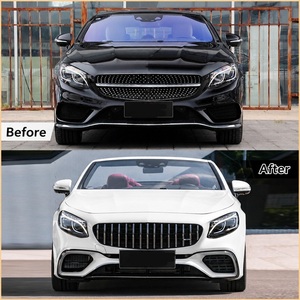Kit de carrosserie pour Mercedes Benz W217 2013-2020, style S63 S65, <span class=keywords><strong>pare</strong></span>-chocs avant et arrière, pour coupé S W217 2013-2020, kit de conversion - Product Image 5