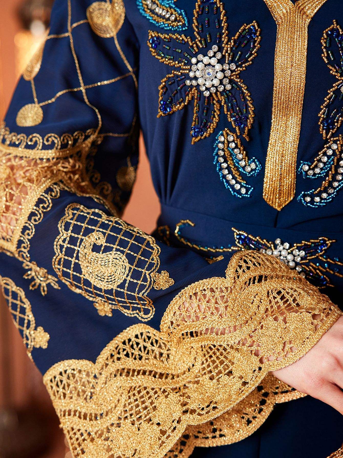 navy blue women church dresses