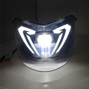 Stock prêt <span class=keywords><strong>moto</strong></span> tout-terrain rénovation phare LED feux de croisement feux de jour pour BOXER CT100 - Product Image 4