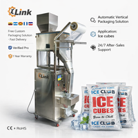 Machine d'emballage verticale automatique pour sachets de glaçons en plastique, machine de conditionnement de granulés pour petites entreprises