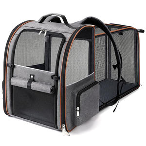 Dog Cat Backpack <b>Carrier</b> Expandable Pet <b>Carrier</b> Backpack for Small Medium Dogs Cats Foldable <b>Puppy</b> <b>Carrier</b> for Travel Hiking - Product Image 1