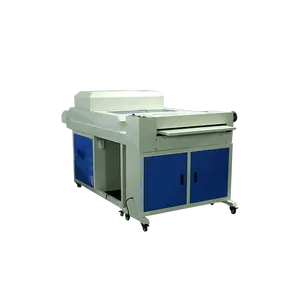 Double 100 Offline UV Flood Coating Machine with Conveyor for Small to Medium Batch Production
