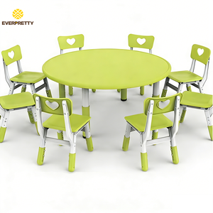 Ensemble <span class=keywords><strong>de</strong></span> meubles pour école maternelle et préscolaire, ensemble <span class=keywords><strong>de</strong></span> table et <span class=keywords><strong>de</strong></span> chaise pour enfants, table et chaise ergonomiques réglables pour enfants - Product Image 3