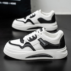 Board <b>Shoes</b> Versatile All Seasons <b>Water</b>-<b>Resistant</b> Sporty Trendy Lace-Up Breathable Cotton Lining Genuine Leather Upper EVA - Product Image 4