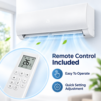 AC Split Dinding Komersial 1800btu Bersertifikat CE CB Pendinginan Cepat Pemanasan Hemat Energi