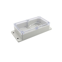 Scatola di derivazione elettronica in plastica ABS impermeabile 158*90*46mm con coperchio trasparente