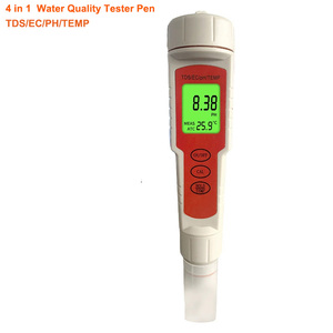 Testeur numérique 4-en-1 de pH, EC, TDS et température pour l'eau et l'hydroponie – Précision DWC – Stylo testeur de pH et EC (PPM) pour l'eau - Product Image 1