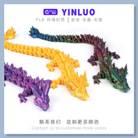 Ornamen gambar 3D T2061 terlaris ornamen ornamen bergerak bersama figur naga divineDragon dekorasi