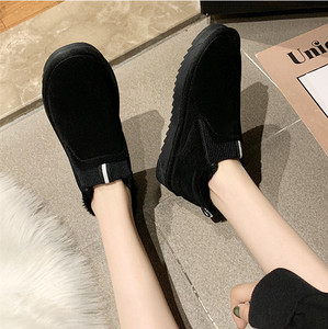 รองเท้าผ้าฝ้ายสำหรับฤดูหนาว รองเท้าผู้หญิงบุขนอุ่น รองเท้าบูทหิมะสำหรับผู้หญิง - Product Image 5