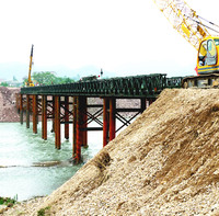 Pont piétonnier en acier préfabriqué à assemblage rapide et conception professionnelle
