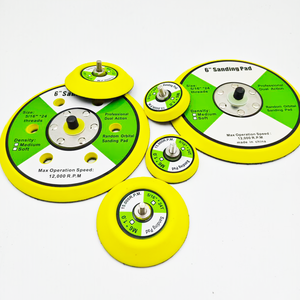 Platorello abrasivo in schiuma da 6 pollici (150 mm) con <span class=keywords><strong>velcro</strong></span> autoadesivo, supporto DA, passo M8 e 5/16 pollici <span class=keywords><strong>per</strong></span> <span class=keywords><strong>levigatrice</strong></span> Festool - Product Image 1