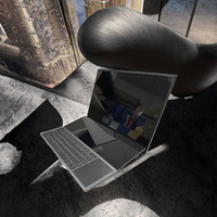 Ordinateur portable à double écran, châssis métallique fin, écran Full HD, double écran, ordinateur portable pour le bureau et l'apprentissage, logo personnalisé, best-seller