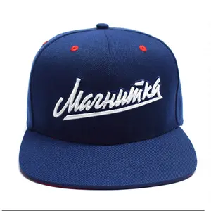 90s High End Hip Hop New Fashion Personalized Snapback Cap Sports Teams Navy Color 6 Panel Snapback Cap Hat For Youth