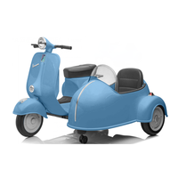 Grande moto électrique sous licence 150 VL1T (1955) pour enfants avec side-car