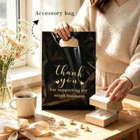 Sacs fourre-tout transparents en LDPE, sacs en plastique personnalisés, petites pochettes pour accessoires cadeaux, emballages pour bijoux et lunettes, vente en gros transfrontalière