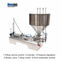 Savon à vaisselle Gel détergent Adoucissant textile Solution de nettoyage épaisse Produits Distributeur à piston Machine à emballer