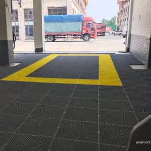 Lavage de voiture 4S boutique grille polymère en plastique résistant à l'humidité tapis de drainage non-slip grille mosaïque grille de sol - Product Image 1