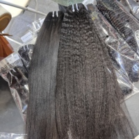 Extensiones de Cabello Humano Vietnamita de Alta Calidad, Rizado y Liso, 100g, Trama SDD a Máquina, Cabello Virgen para Trenzas