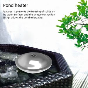 Chauffe-eau de jardin pour poissons Chauffe-étang Produit pour animaux de compagnie de qualité supérieure pour l'entretien hivernal - Product Image 3