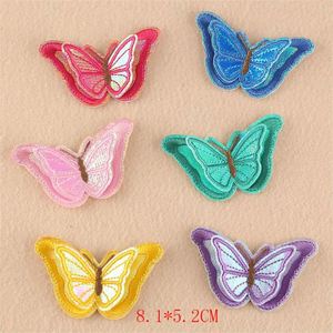 Hot Sale Bulk Stock Iron on Beautiful Colors Simulation 3D butterfly for Costume Kids Clothes - Product Image 2