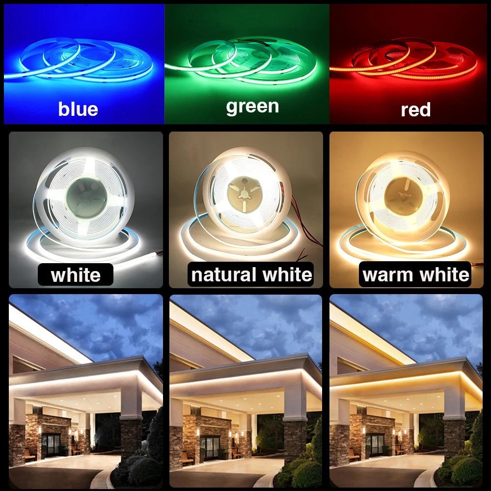 5V USB on Off Touch Dimmable Switch COB Led Strip Lights Rope Light with Usb Plug Cob Dimmable Led Strip · image 4