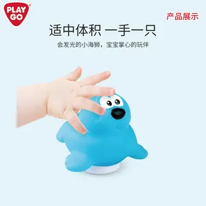 Playgo WATER GLOW BAIN ANIMAUX Jouets de salle de bain pour enfants avec dessin animé Jouets de jeu d'eau pour baignoire pour enfants