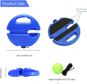 Huấn luyện viên pikball, pikball rebounder, thiết bị đào tạo pikball đàn hồi có thể điều chỉnh, thích hợp cho thực hành cá nhân - Product Image 4