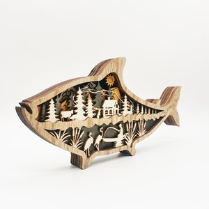 Animal marino <span class=keywords><strong>de</strong></span> <span class=keywords><strong>madera</strong></span>, artesanía, creatividad, <span class=keywords><strong>viento</strong></span> marino, tallado <span class=keywords><strong>de</strong></span> <span class=keywords><strong>madera</strong></span>, Decoración <span class=keywords><strong>de</strong></span> mesa <span class=keywords><strong>de</strong></span> peces - Product Image 1