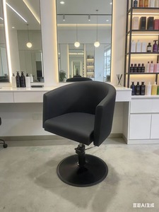 Chaise de <span class=keywords><strong>salon</strong></span> ronde en vente chaude, chaise de barbier à levage hydraulique bon marché, vente en gros, matériau en cuir synthétique - Product Image 5