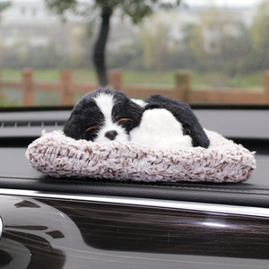 Simulation chien voiture <span class=keywords><strong>d</strong></span>écoration de la maison charbon actif créatif purifiant l'<span class=keywords><strong>air</strong></span> supprimer le formaldéhyde enlever les odeurs peluche chien endormi - Product Image 6