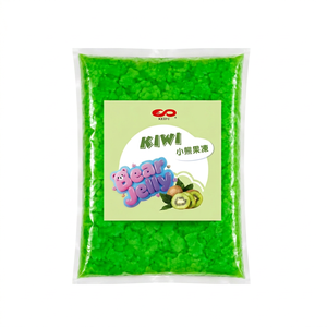 เยลลี่กีวีแบร์สีเขียว ตรา KEIFU ได้รับการรับรองฮาลาล/HACCP/ISO 22000 น้ำหนัก 1.5 กก. ไข่มุกพร้อมรับประทานสำหรับเครื่องดื่มเย็นและชาไข่มุก - Product Image 1