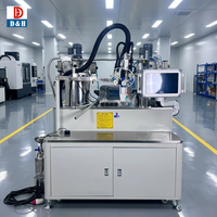 Machine de distribution et de scellement de colle robotisée en ligne à deux composants en silicone pour ligne de production industrielle automatisée