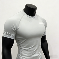 T-shirt à manches courtes de haute qualité, vente chaude, impression sur écran, t-shirts décontractés pour hommes, t-shirts de fitness athlétiques à séchage rapide, t-shirt de gym personnalisé