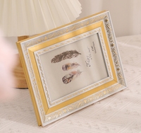 Set bingkai gambar mewah emas Resin 4x6 5x7 8x10 untuk tampilan hadiah Hari Jadi