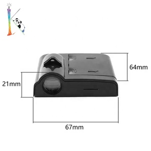 Proyector de luces LED 3D para puerta de coche, luz de bienvenida con logotipo de fábrica profesional, proyector de 12V - Product Image 3