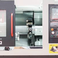 Centre de tournage CNC à axe Y avec outillage motorisé à axe C pour pièces complexes, destiné aux pièces automobiles et aux arbres en acier inoxydable LK-200MY