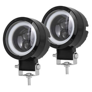 Phare Pièces Motos Lumière Led 20W Travail Lumière Carré Rond Rouge Jaune <span class=keywords><strong>Bleu</strong></span> Ouverture Auto Led Phare Pour Moto - Product Image 4